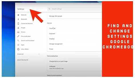 How to Find and Edit Settings on Chromebook - YouTube