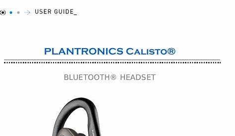 Plantronics B70 Bluetooth Headset User Manual PLANTRONICS Neo2 headset UG