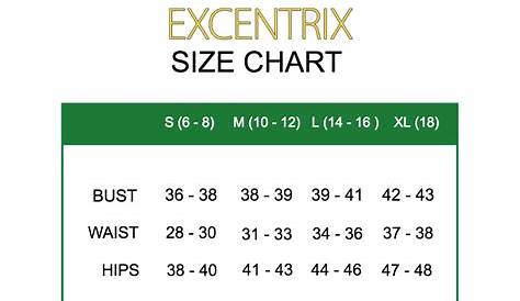 Excentrix | Size Chart Guide
