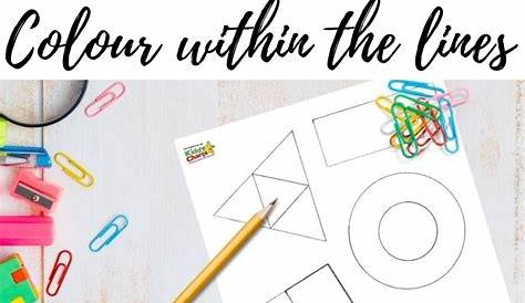 Colouring Craft Activity Within The Lines - kiddycharts.com