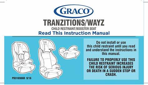 graco car seat manual