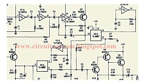 wiring diagram of a doorbell circuit