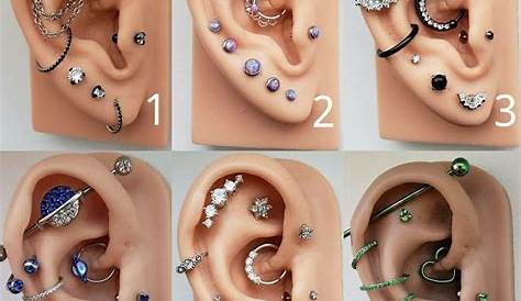 chart of ear piercings