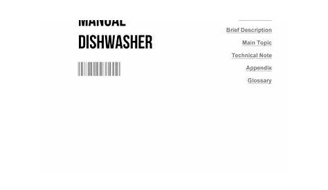 g e dishwasher owners manual