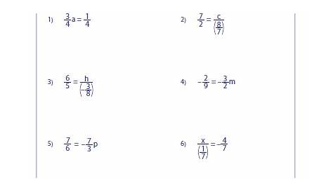 multiplication and division equations worksheet