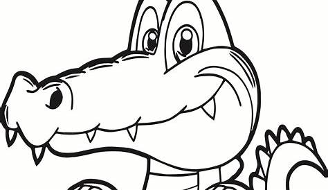 Cartoon Alligator Drawing at GetDrawings | Free download