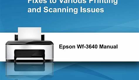 Epson WF 3640 Manual by Ankit Tiwari - Issuu