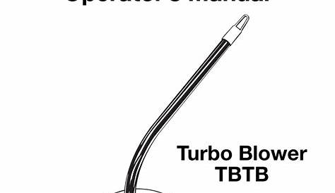 TROY-BILT TBTB OPERATOR'S MANUAL Pdf Download | ManualsLib