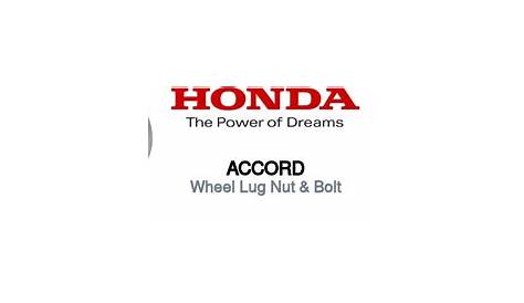 Shop for Honda Accord Wheel Lug Nut & Bolt | PartsAvatar