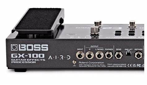 Boss GX-100 Guitar and Bass Effects Processor at Gear4music