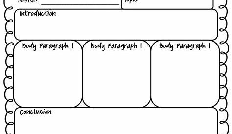 Expository Writing Graphic Organizer Worksheet - Have Fun Teaching