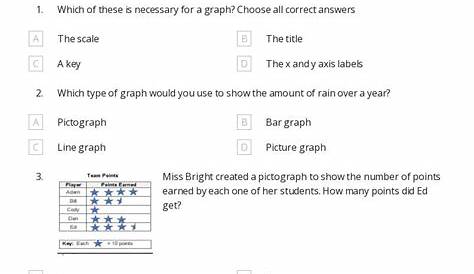 graphing of data worksheets