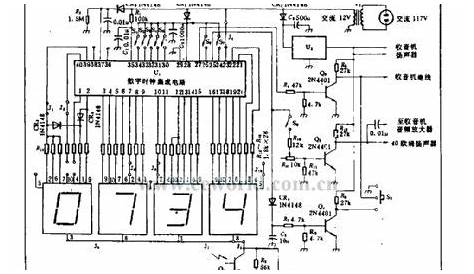 circuit components of a digital clock