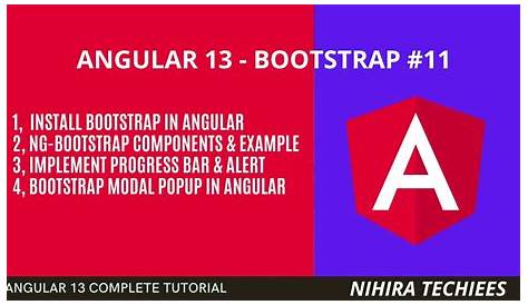 Bootstrap in Angular 13 ( implementing bootstrap in angular + ng