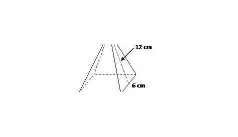 Surface Area of a Pyramid (solutions, examples, videos, worksheets)