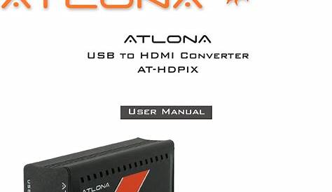 atlona at hdrx rsnet user manual