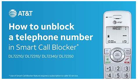 How To Unblock A Number On At&t Cordless Phone - My Blog
