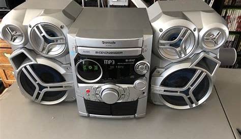 Panasonic SA-AK320 AM/FM Tuner DUAL CASSETTE DECK & 5 CD Stereo System Boombox for Sale in Bay