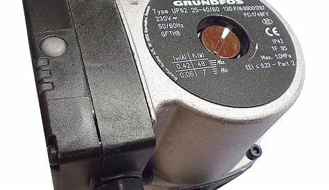 Grundfos Underfloor Circulating Pump, UPS2 25-40/60 130 | Buy at H.P.W.