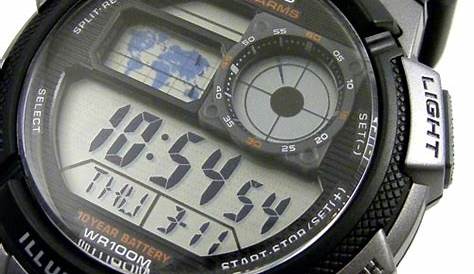 Stopwatches & Sport Watches - CASIO ILLUMINATOR WORLD TIME 5 ALARM