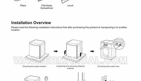 LG WT7300CW Washing Machine Owner's Manual