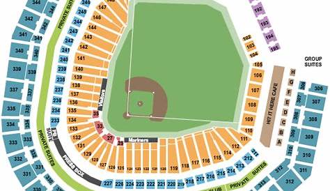 T-Mobile Park Seating Chart And Maps - Seattle