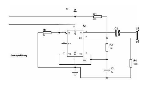 drinking water alarm circuit diagram