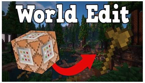 how to use world edit in minecraft bedrock