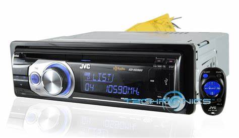 JVC KD-HDR60 50W IN-DASH CD AUX CD USB CAR HD RADIO RECEIVER W