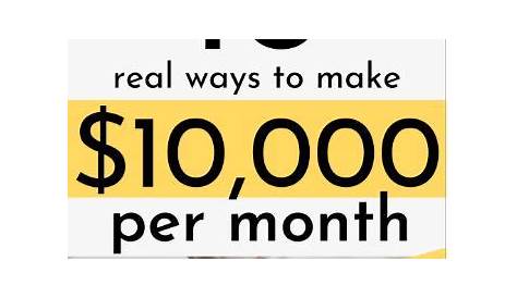 10 Real Ways to Make 10k a Month in 2022 - I do #4 and I LOVE it!