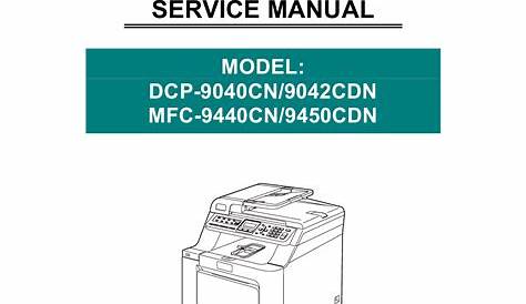 Brother MFC 9440CN 9450CDN DCP9040CN 9042CND Service Manual
