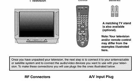 jvc av 32920 color television owner's manual