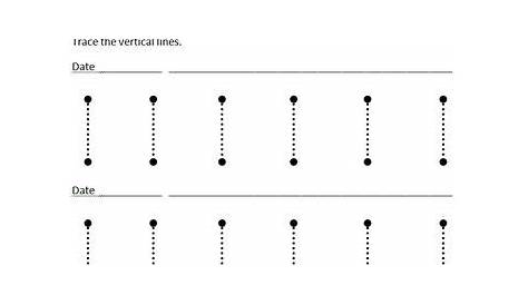 Tracing Lines Practice | Tracing practice preschool, Tracing lines