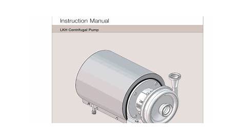 Alfa Laval Lkh Pump Manual