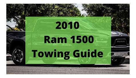 Dodge RAM 1500 Towing Capacity 2010 (Full Guide With Charts)