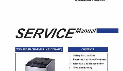 Pin on Samsung Washer/Washing Machine Service Manuals