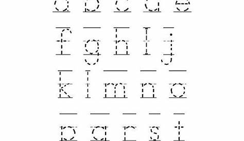tracing letters worksheets printable