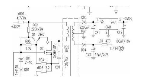 atx power supply schematic explanation