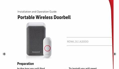Honeywell Home Doorbell Manual
