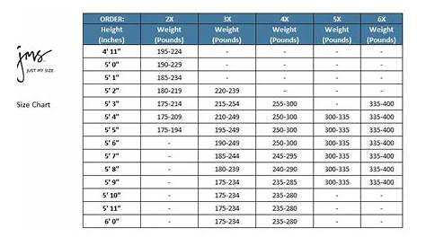 women's tights size chart