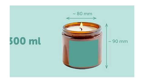 candle label size chart