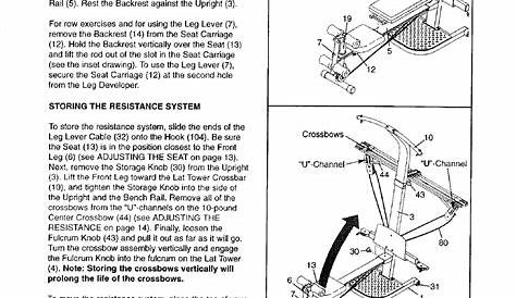 Weider CrossBow ADVANTAGE User's Manual | Page 15 - Free PDF Download