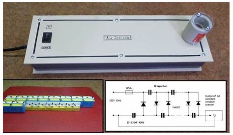 DIY AIR IONIZER with a simple voltage muiltiplier (220V INPUT 7800V