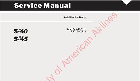GENIE S-40 LIFTING SYSTEM SERVICE MANUAL | ManualsLib