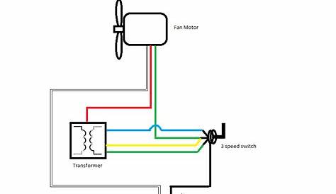 2 speed fan motor wiring diagram