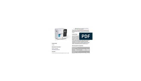 Sysmex XN Series XN-1000 Instruction for Use May 2014-English