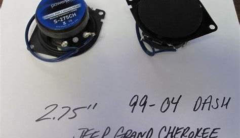 Jeep Grand Cherokee Dash Speakers | eBay