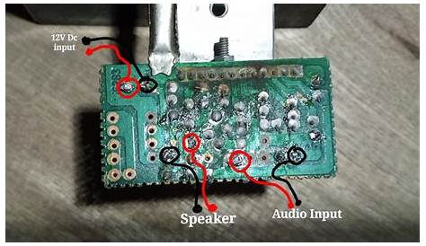 Audio Amplifier Use 6283 IC | 6283 Ic Board Wiring Diagram