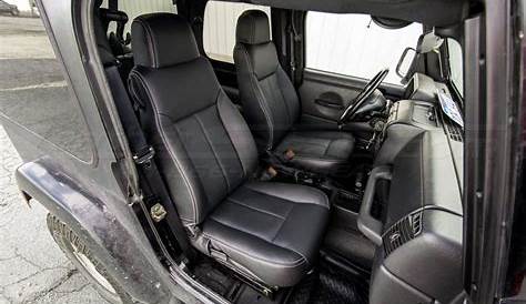 Jeep Wrangler Leather Kit | Black - LeatherSeats.com