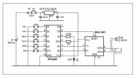 mp3 player circuit diagram pdf